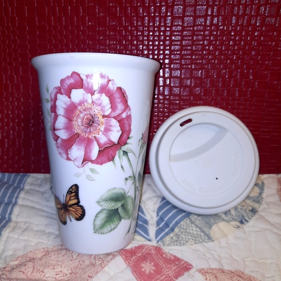 Lenox Kitchen Lenox Coffee Cup With Lid Poshmark
